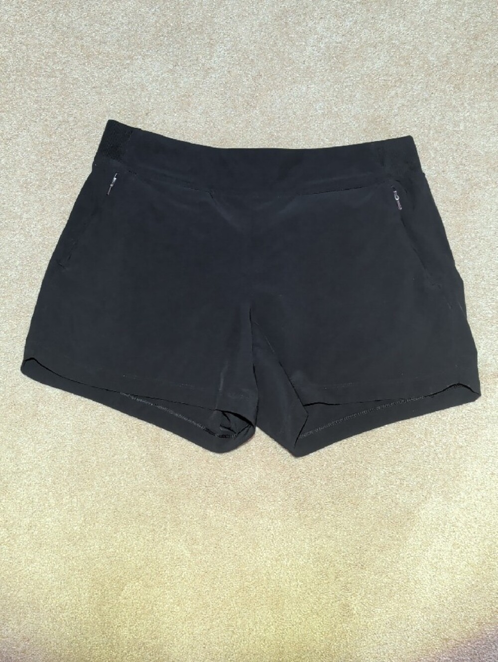 Women’s Black Active Shorts - Stretch Performance